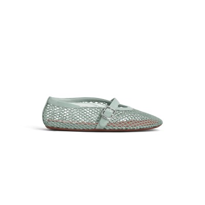 ALAÏA BALLET FLATS IN FISHNET AA3A029TK007 ALAÏA BALLET FLATS IN FISHNET AA3A029TK007